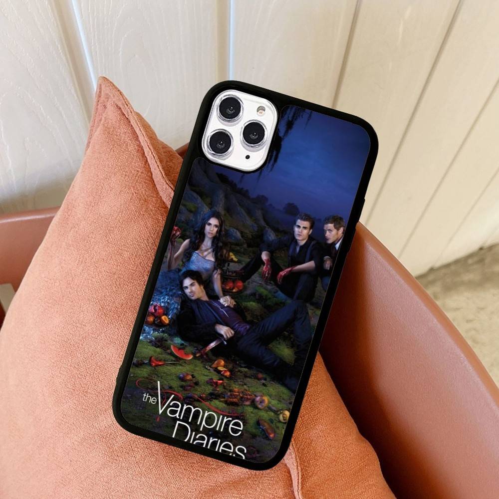 T-The V-Vampire Diaries Movie For iPhone 17 16 15 14 13 Pro 12 11 Pro Max Hard PC+TPU Phone Cases Back Cover
