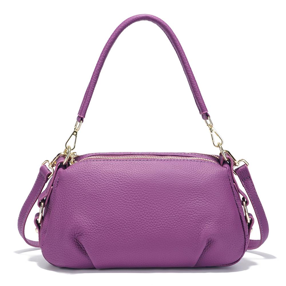 

Женская сумка Zency из натуральной кожи, очаровательная сумка-подушка фиолетовый