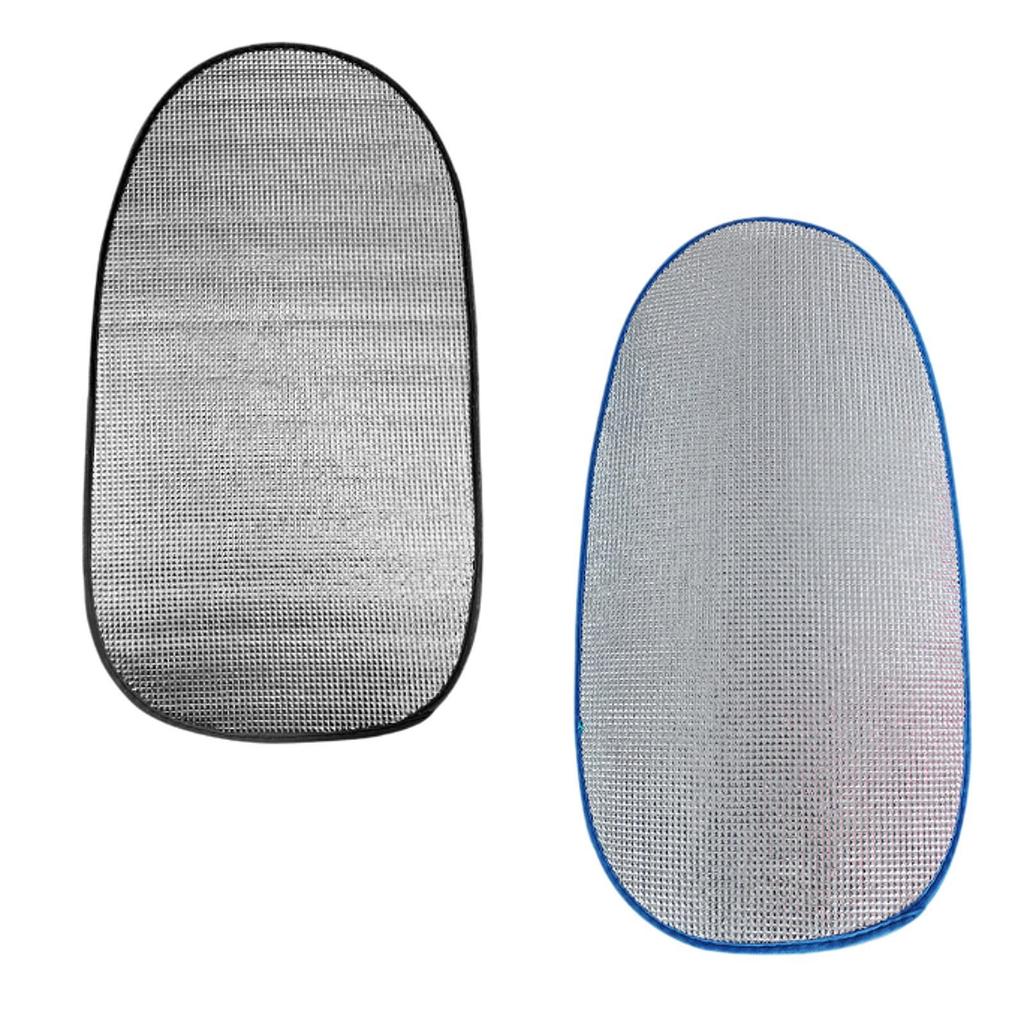 Motorcycle Seat Cover for Heat Sun Insulation Cushion Aluminum Film Seat Pad for Outdoor Summer Siding Electric Bicycles