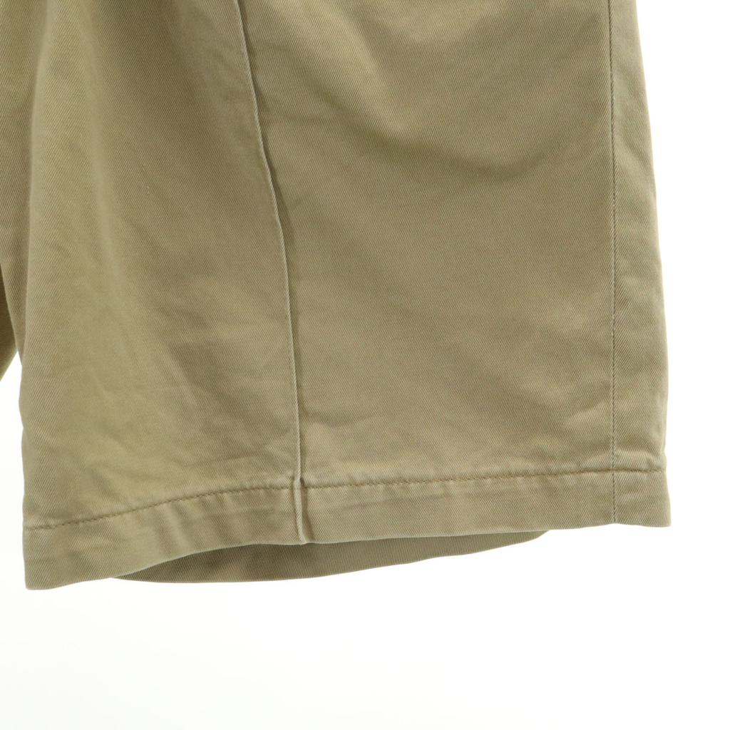 US ARMY 50s Cut Off Chino Shorts W30 Khaki Beige Men's Used