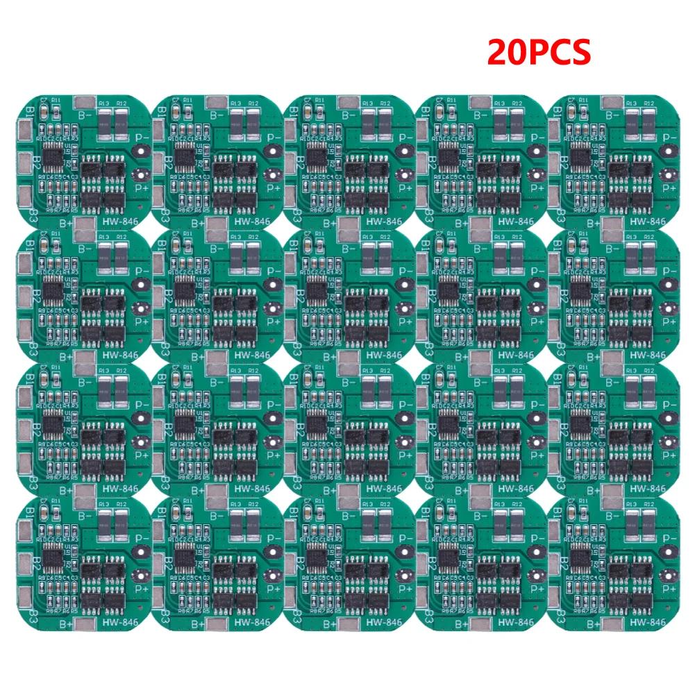 3S/4S 5A 10A 20A 40A 60A Li-ion Lithium Battery Charger Protection Board 18650 BMS For Drill Motor with Standard/Enhance/Balance