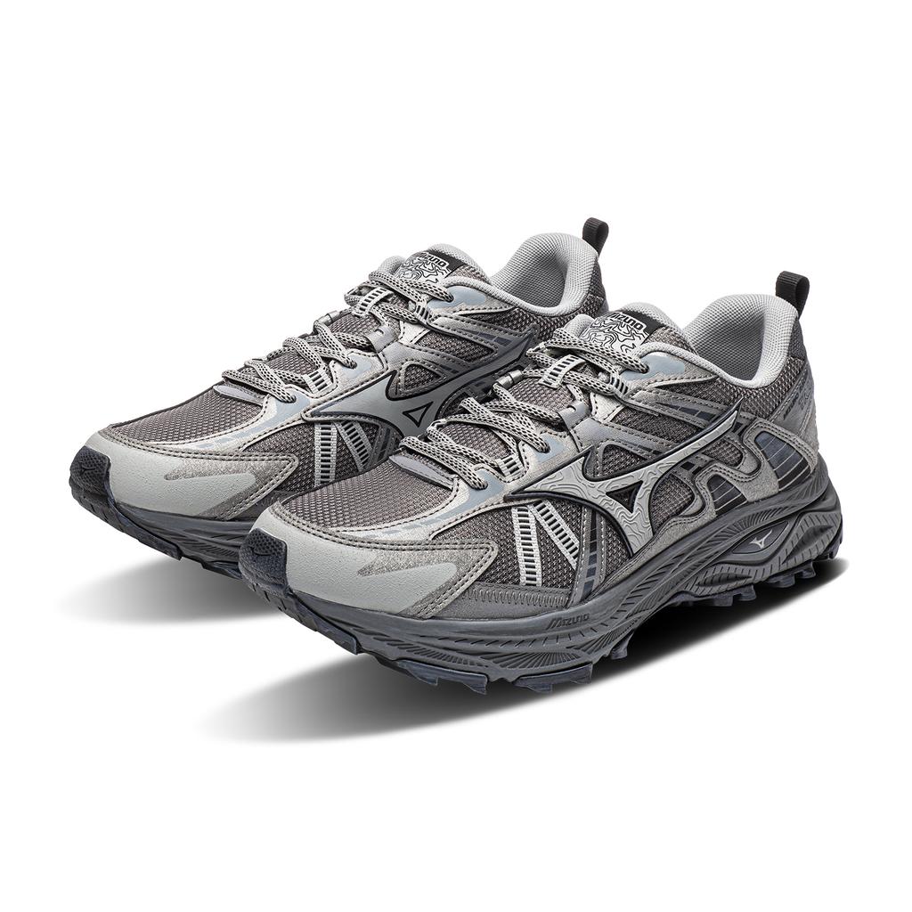 Mizuno Racer Trail Scarpe da Corsa Comode Ammortizzanti Resistenti Traspiranti Sneakers Unisex Grigio Scuro D1GH2238-12