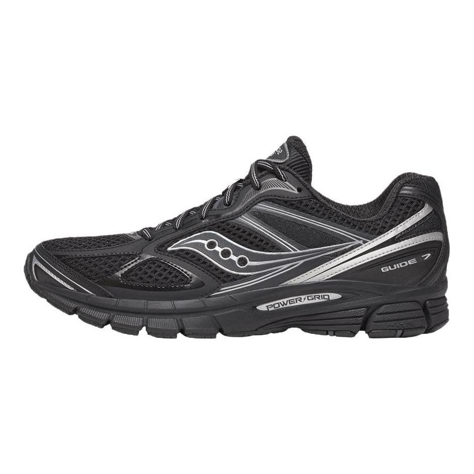 Saucony ProGrid Guide 7 Black Silver Men Sneakers S70936-16