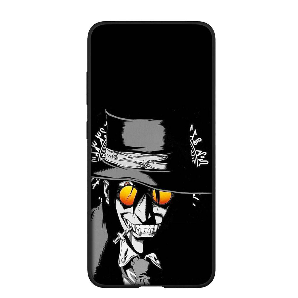 Capa de Celular para Samsung Galaxy S25 S24 S23 iPhone 16 15 Xiaomi Redmi Note 14 13 12 16E X 11 Pro Max 14C OPPO Moto Huawei Comics Hellsing Alucard Capa