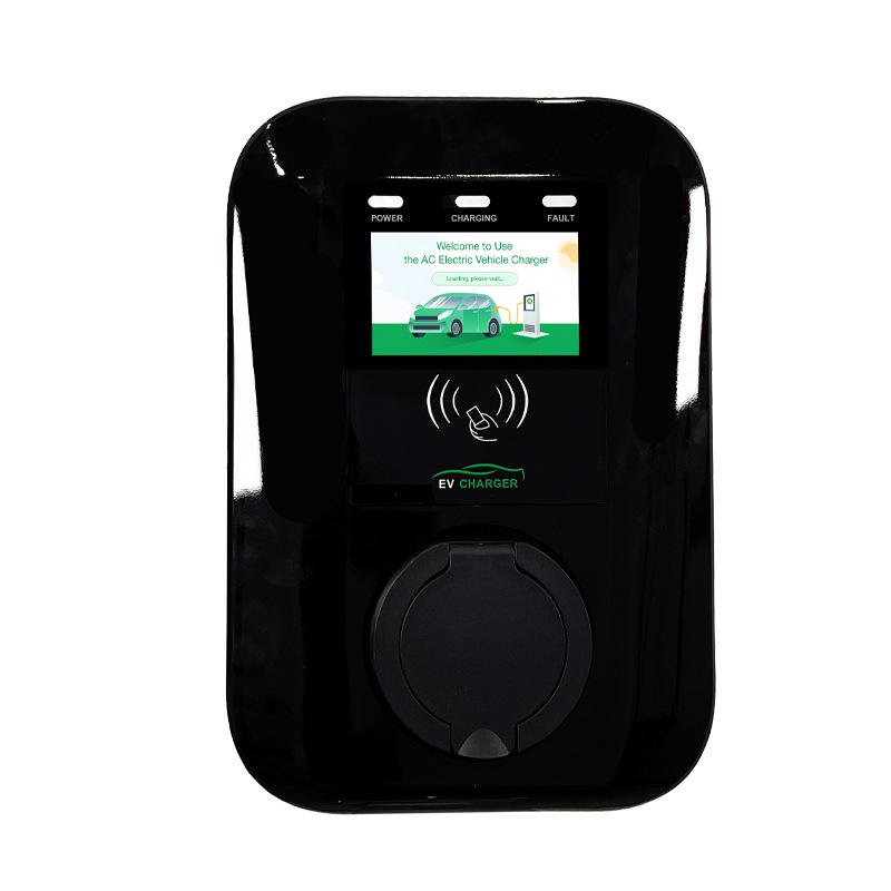 7kW AC EV Charger, 220V, Wall-Mounted, Universal Gun Holder, National/European Standard