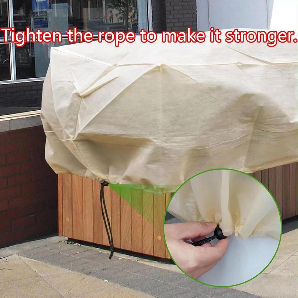 Rectangular Plant Covers for Prevent The Cold Frost and Insect Protection of Plants in Winter Greenhouse Cover Mini Greenhouse