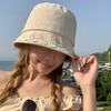 Cotton Linen Summer Embroidered Sun Hat For Women With Breathable Design