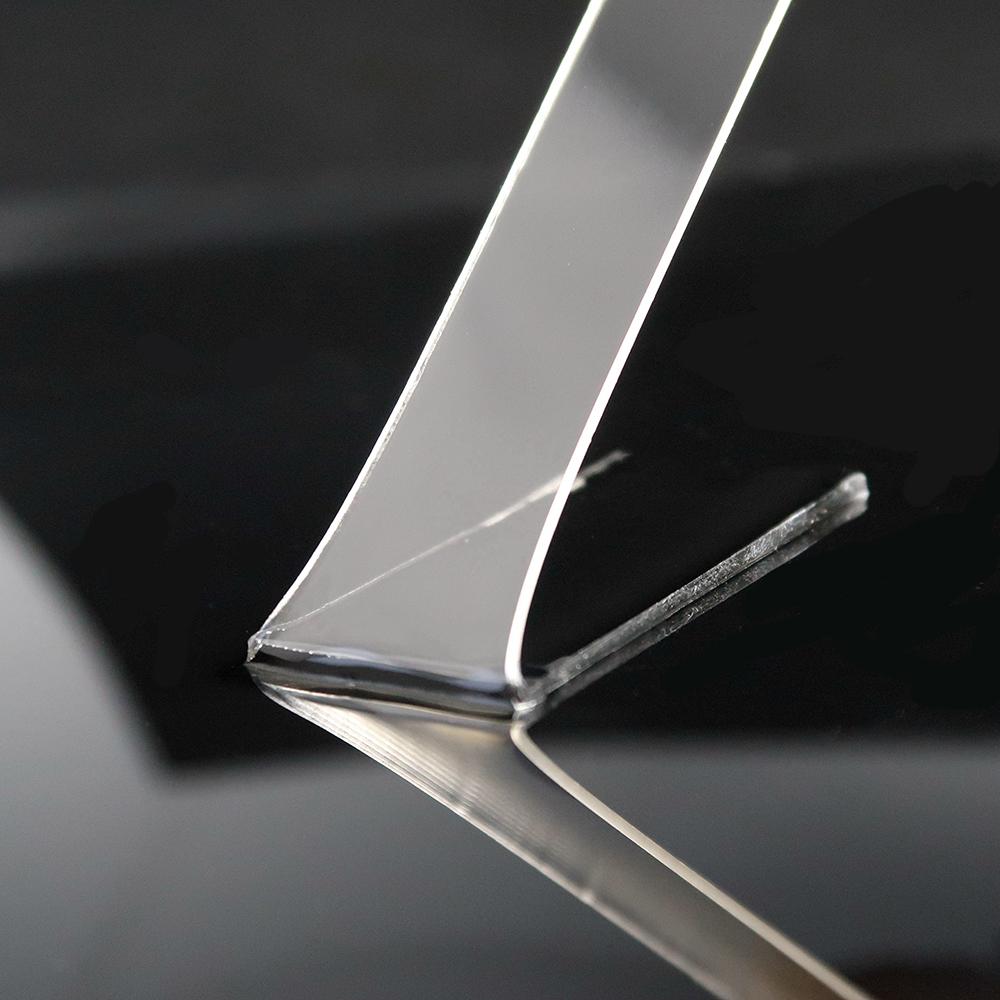 Transparent Nano Tape Double Sided Tape 1mm Thickness Reusable Waterproof Adhesive Tapes Anti Dirt Stickers for Wall and Corner