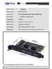 10Gbps USB3.2 PCI-E 4X Expansion Card with Asmedia ASM3142 - 5 Ports, Type-C