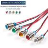Light 3V 6V 12V 24V Waterproof Led Metal Indicator Signal Lamp Indicator Light 6mm Indicator Light