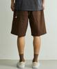 ONNHANS [Five-Length Elastic Shorts] Belted Field Shorts_Brown