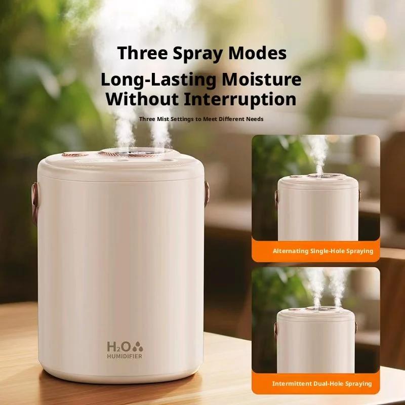 2026 New Mini USB Humidifier Ultra Quiet for Baby Nursery Large Tank Air Purifying Humidifier Home Bedroom Constant Humidity