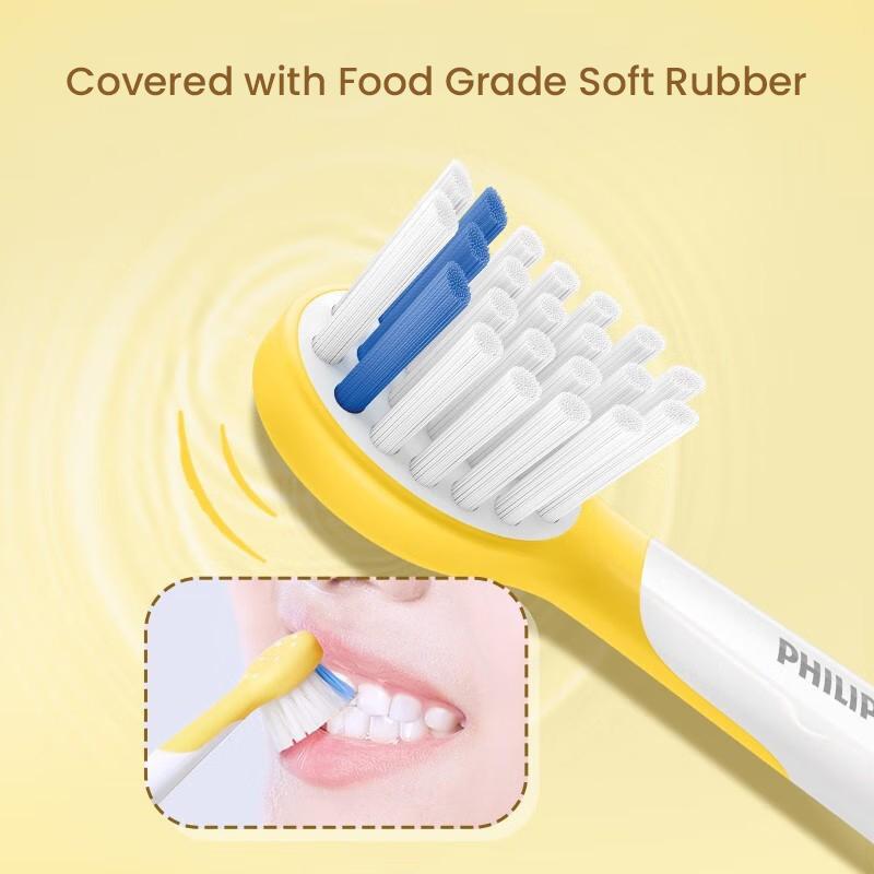 Philips HX2022 Насадки для зубных щеток белый/жёлтый — фото 7