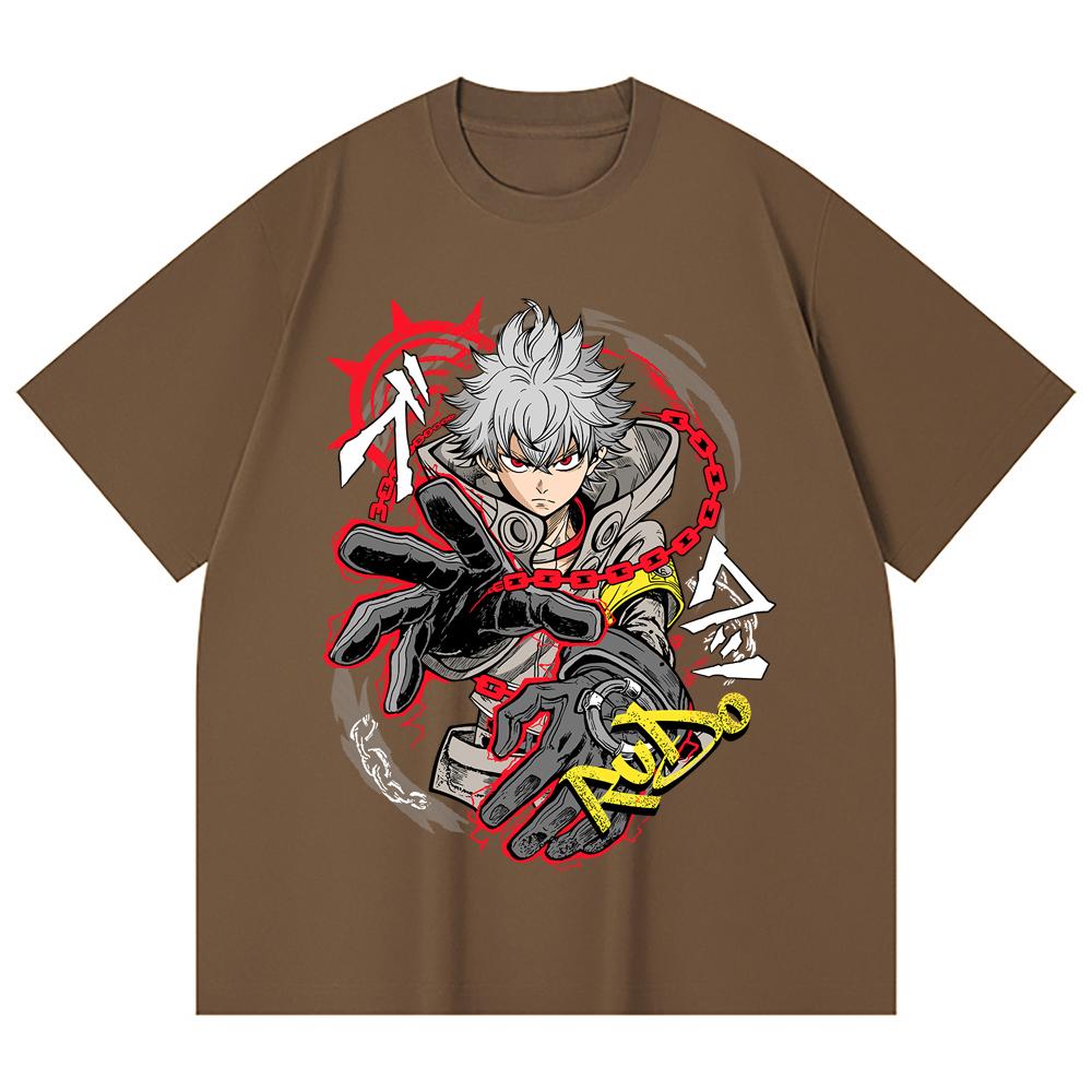230 Gsm 100% Cotton Gachiakuta V12 Rudo Print Unisex Heavy Cotton T Shirt