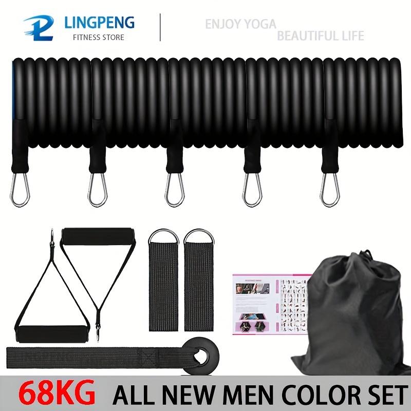 Fitness Pull Rope Resistance Rubber Band Yoga Elastic Belt Upgrade Training Stick Set Pilates Exercise Fitness Equipment