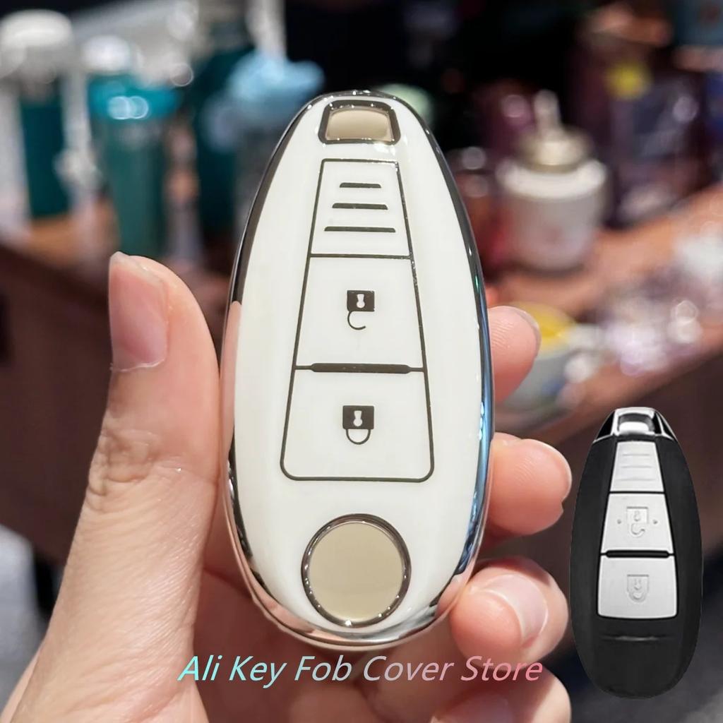 Car Key Case Cover Keychain For Suzuki Swift Ignis Grand Vitara Liana Scorss Grand Kizashi Protective Key Fob Cover