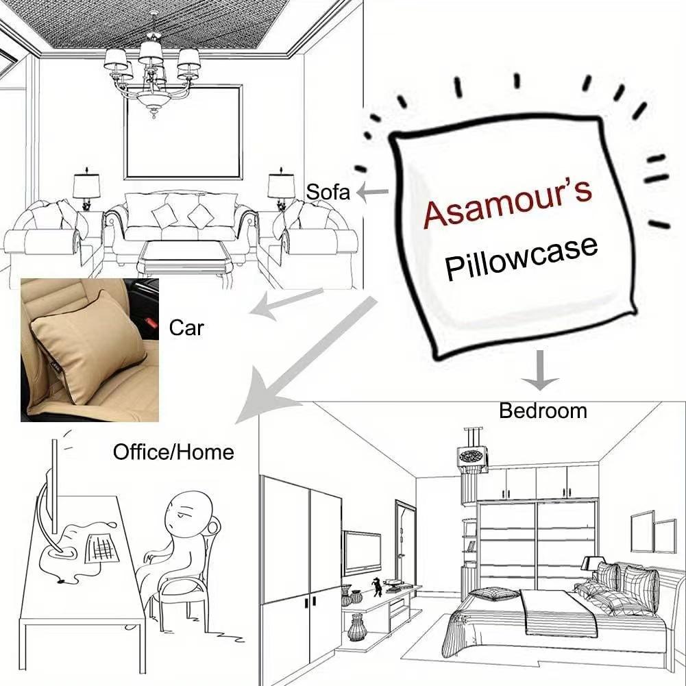 Dekoration für Zuhause Weihnachtlich Niedliche Kissenbezüge Geeignet für Sofa Schlafzimmer Auto Kissenbezug Kissen Rechteckiges Rückenkissen