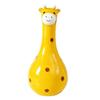 Multifunctional Resin Art Cute Polka Dot Giraffe Vase, Hand-painted Flower Creative Big-mouthed Animal Shaped Floral Container Holder for Home Living