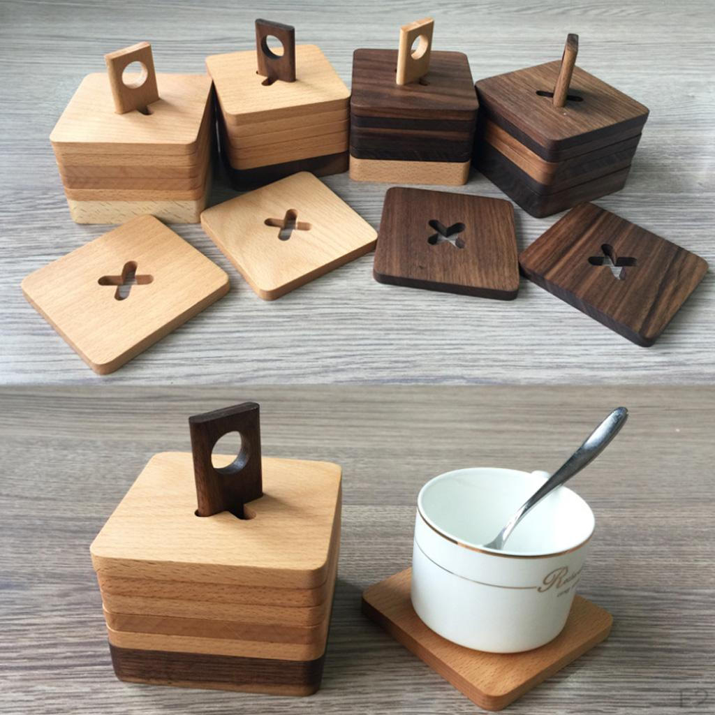 Square Coaster Glass For / Cold Drinks