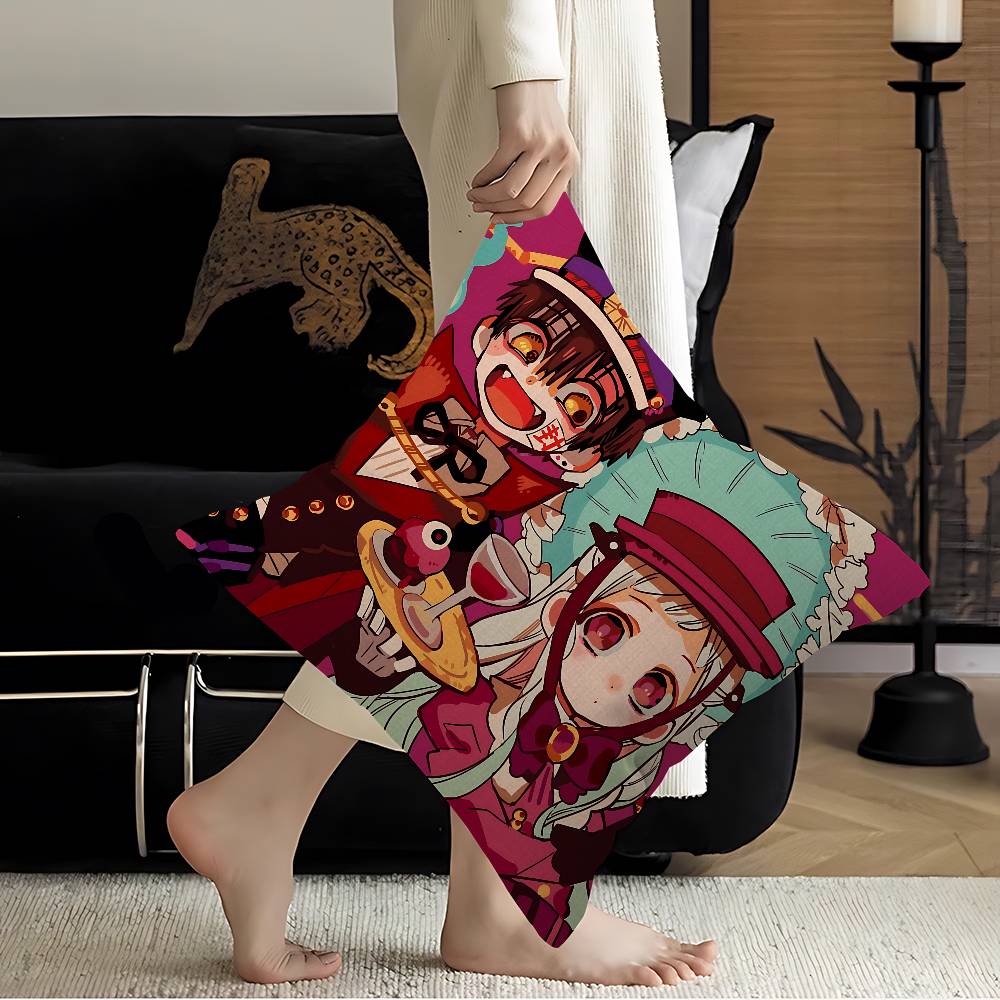 Jibaku Shounen Hanako Kun Anime Pillow Gift Home Office Decoration Bedroom Sofa Car Cushion Cover Case 45x45