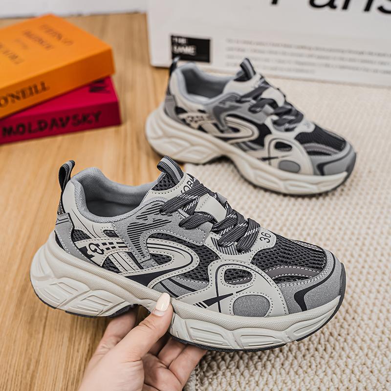 Fashion CRLAYDK Summer Womens Chunky Sneakers Tennis Walking Breathable Work Fashion Mesh Shoes Comfortable Casual Sports Dad Trainers