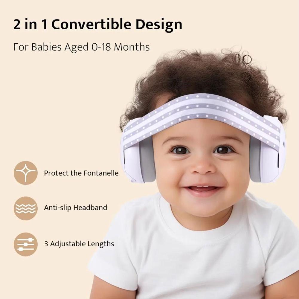 Convertible Design Noise Cancelling Headphones Toddler Noise Reduction Earmuffs  Travel Essentials