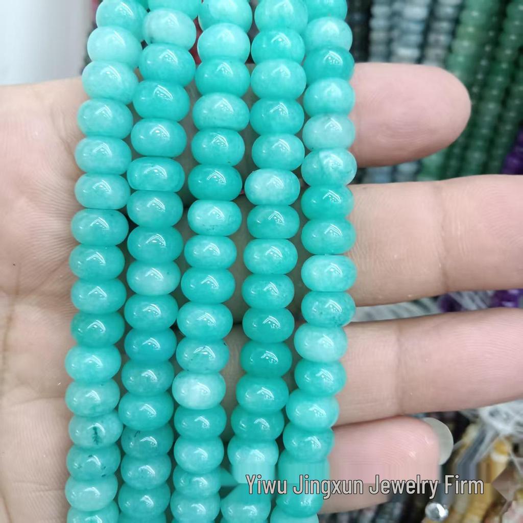 100 Natural Stone 5x8mm Abacus Beads for Jewelry Making – Bracelets & Necklaces