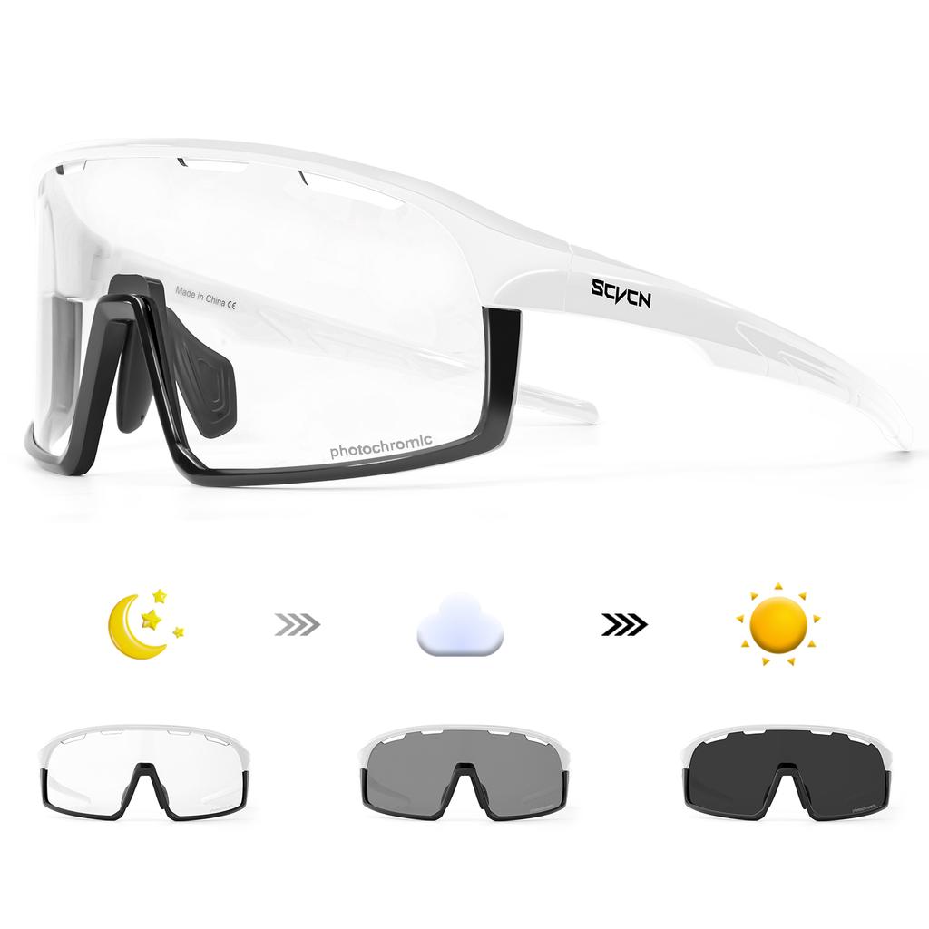 SCVCN Cycling Glasses Outdoor Bicycle Sunglasses for Men UV400 Sports Running Glasses Women MTB Cycling Sunglasses UV400 Hiking