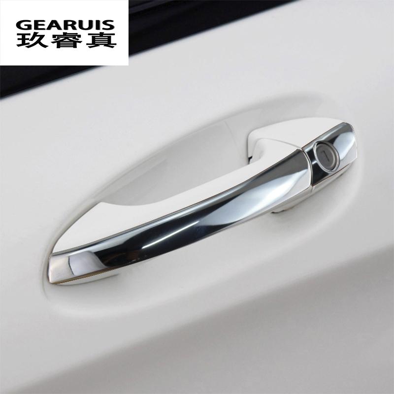 Auto Styling Für Mercedes Benz A GLA CLA Klasse W176 X156 C117 edelstahl Äußere Türgriff schutz Aufkleber Abdeckungen