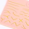 Reusable Surgical Suture Kit Pad Silicone Skin Wounds Suture Practice Traumatic Simulation Wounds Training Teaching Model