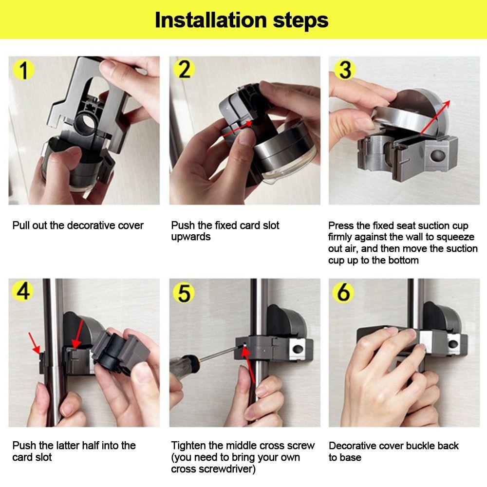 Useful Plastic Shower Rod Holder Suction Cup Adjustable Lift Rod Fixed Base Bath Pipe Bracket Bathroom Accessories