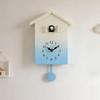 Cuckoo Clock with Cuckoo Bird Voices   Modern Battery Operated Hourly Chiming Wall Clock for Study   Living Room