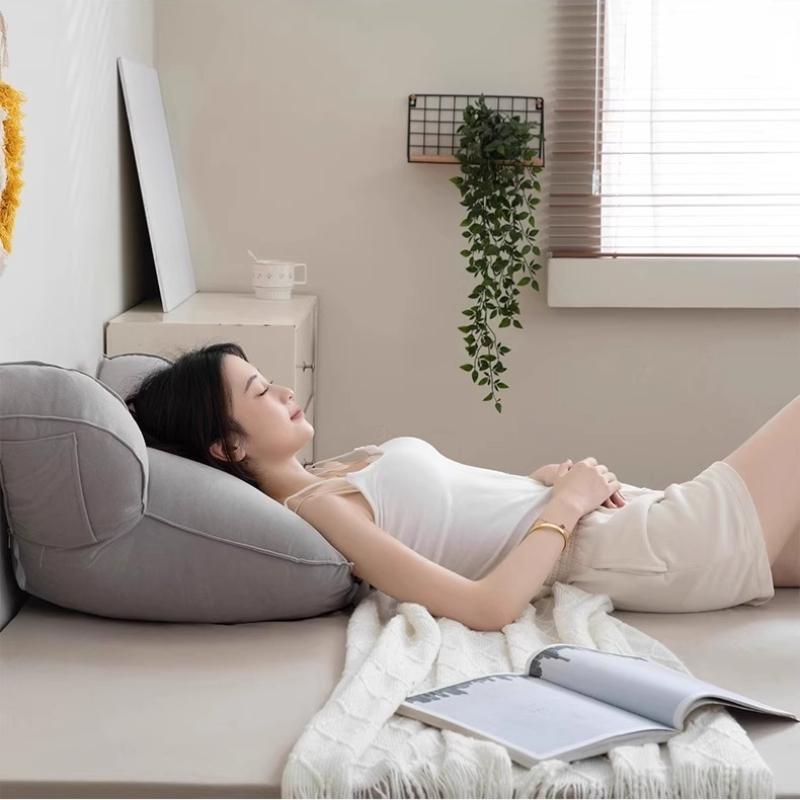 Headboard Pillow Reading Large Bolster Backrest Positioning Support Body Wedge Sleeping Pillow for Bed Headboar Home Accessories
