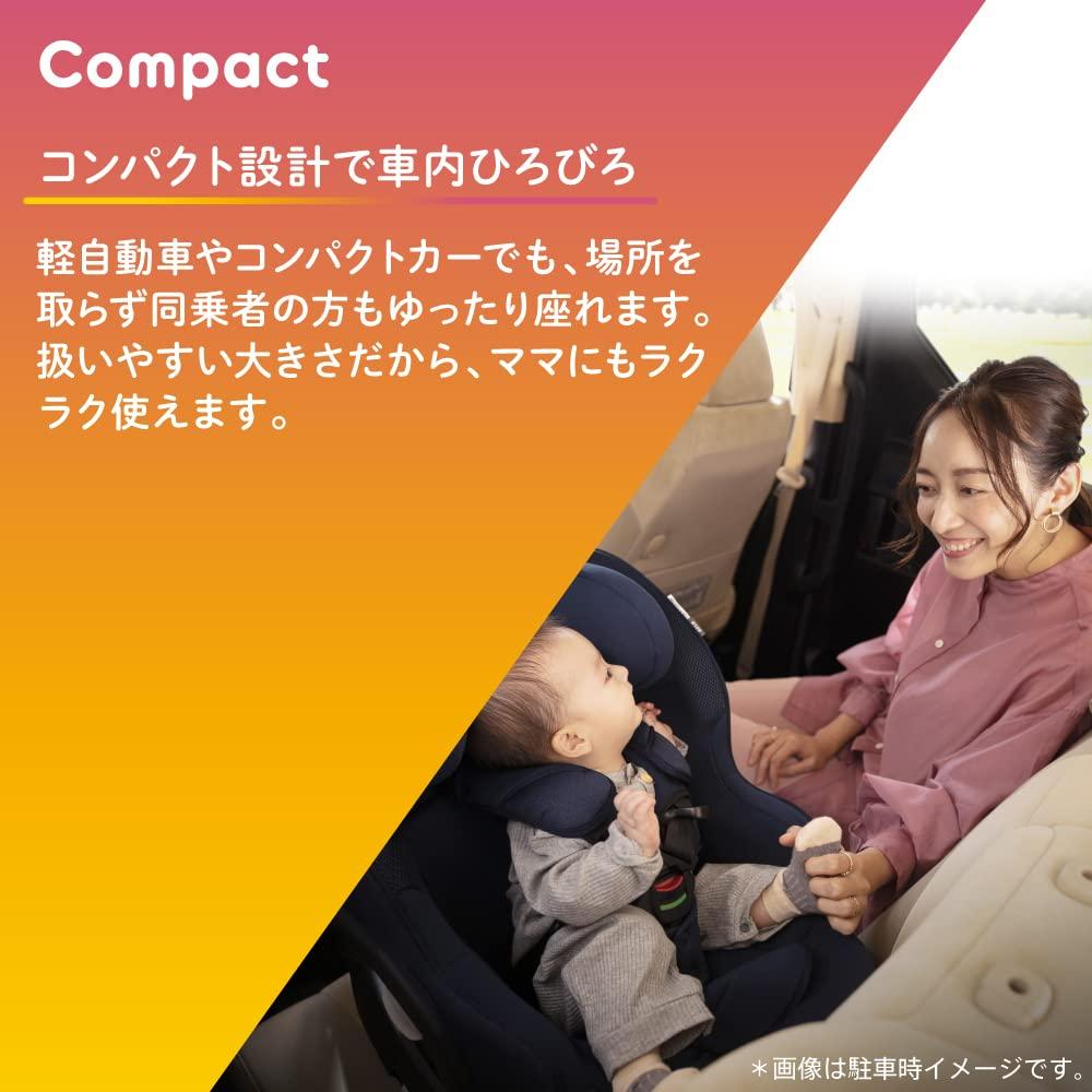 Aprica 2119660 Kindersitz ISOFIX Fest Mamorilla Drehbar Kompaktbett Typ R129 Kompatibel (Cape Marine)