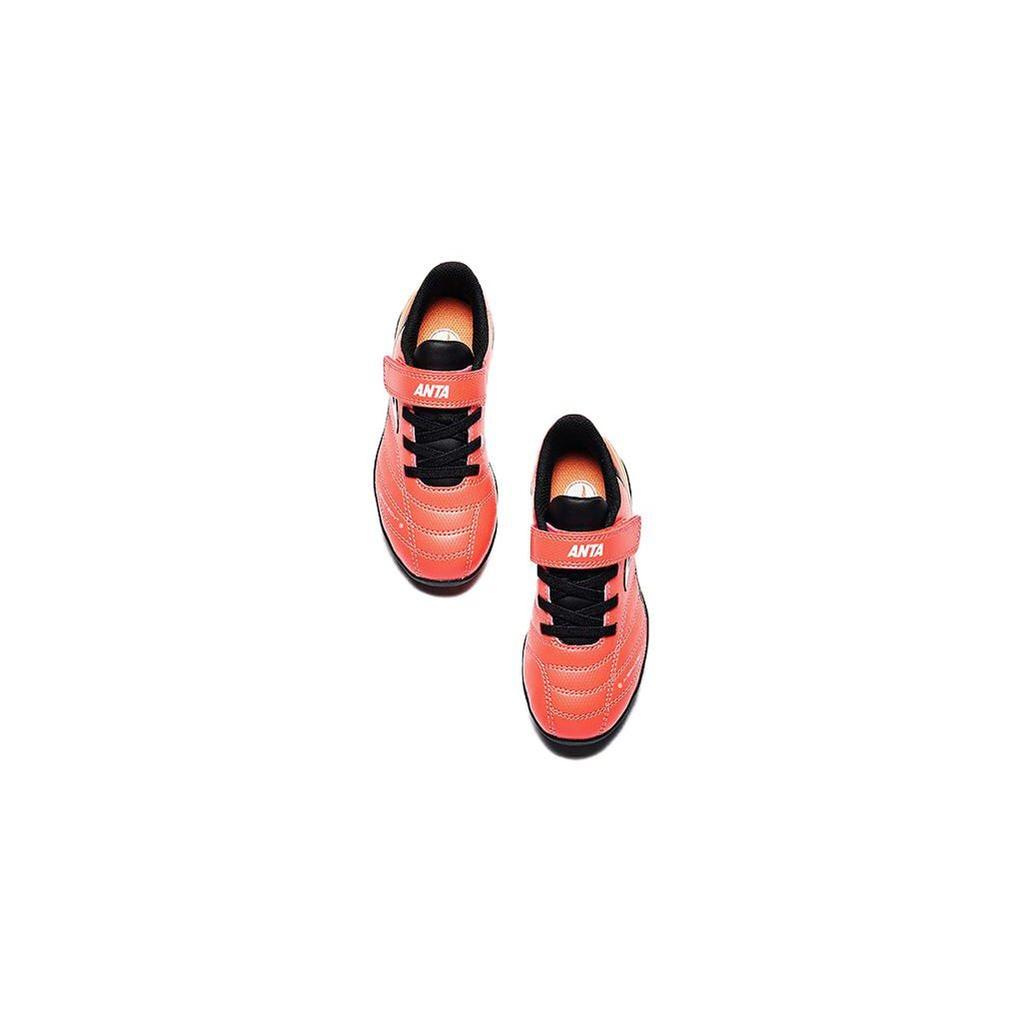 Anta Kids Non-Slip Shock Absorbing Lightweight Low-Top Soccer Shoes Kids sneaker Red Black A312429928-7