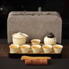 Ru Kiln Tea Set Travel Kung Fu Tea Set Portable Tea Set Set