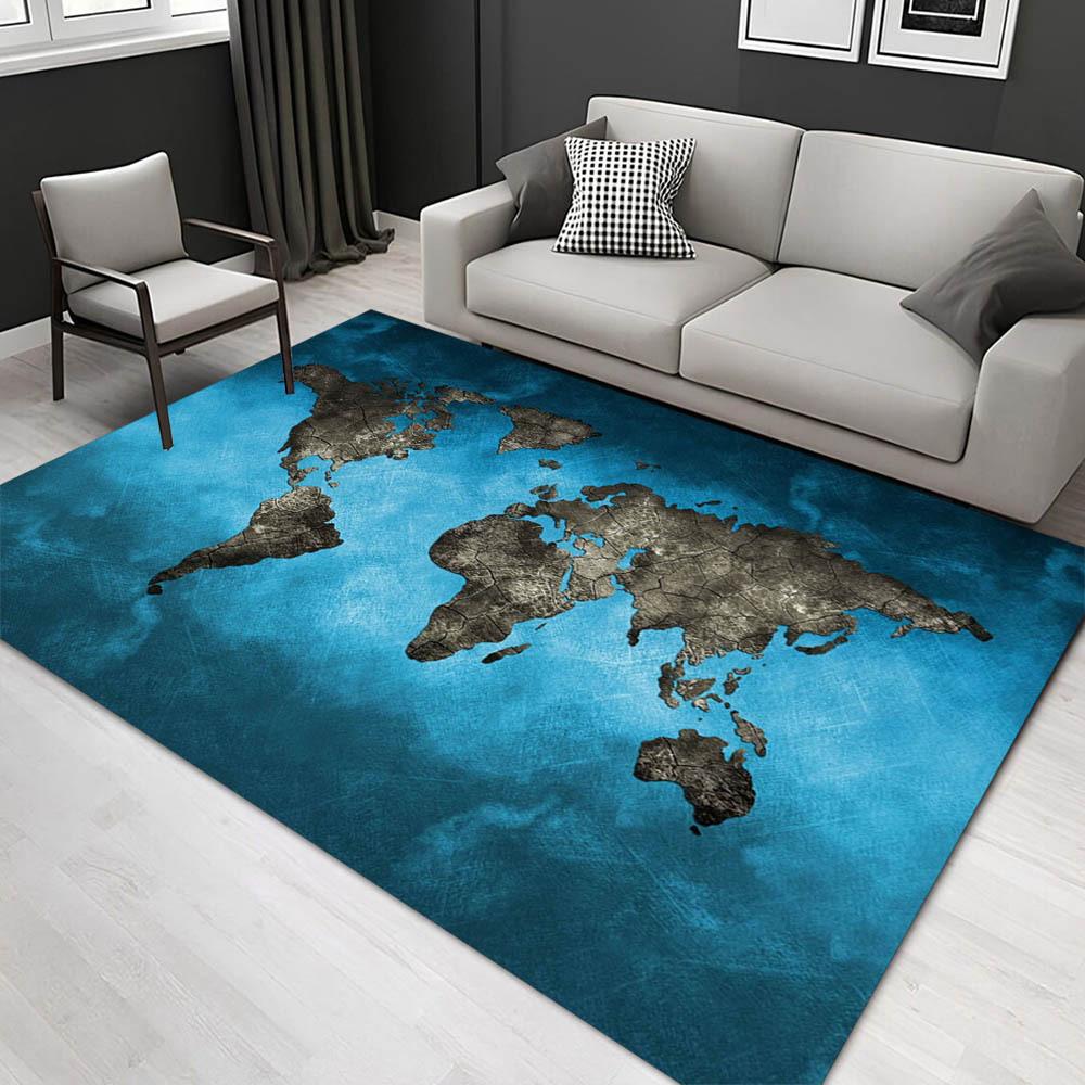 

1pc 2050216160 Pattern Carpet, Area Rug For Living Room Bedroom Room Bed Chair Laundry Entryway Corridor Yard Non-slip Outdoor Camping Rug F 60cm by 90cm
