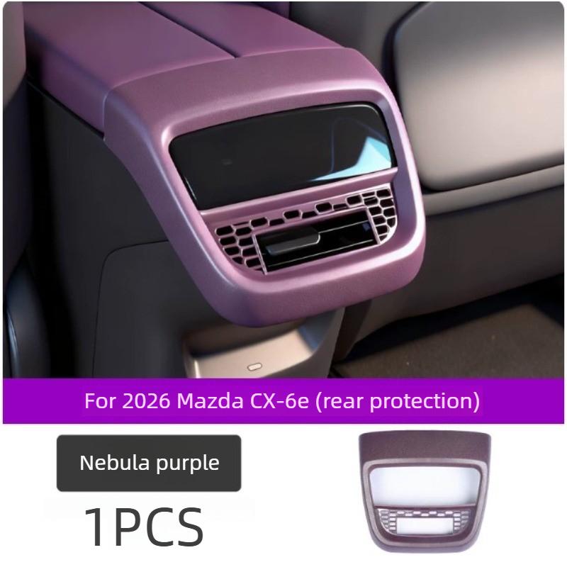 Fit Rear Air Vent Dust Cover, Interior Upgrade Modification Accessories for 2026 Mazda CX-6e (EZ60)
