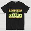 Clearly Overlooking Something Cotton Summer Casual Cool Loose T-Shirt