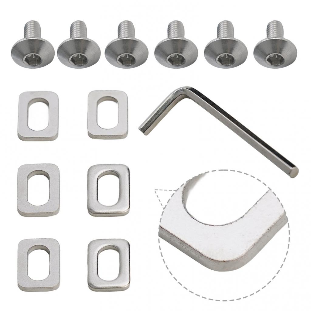 Washers Screws Kit Road Bike Bicycle Pedal Cleats Components