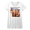 N Sync Boy Band Group Blocked Photo Women's Fitted T Shirt Dance Pop Music