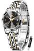 OLEVS Watch Stylish Digital Business Japanese Date Luminous Day White Black Women's - Quartz, Waterproof, Easy-to-Read Dial, Popular, Watch, Movement,