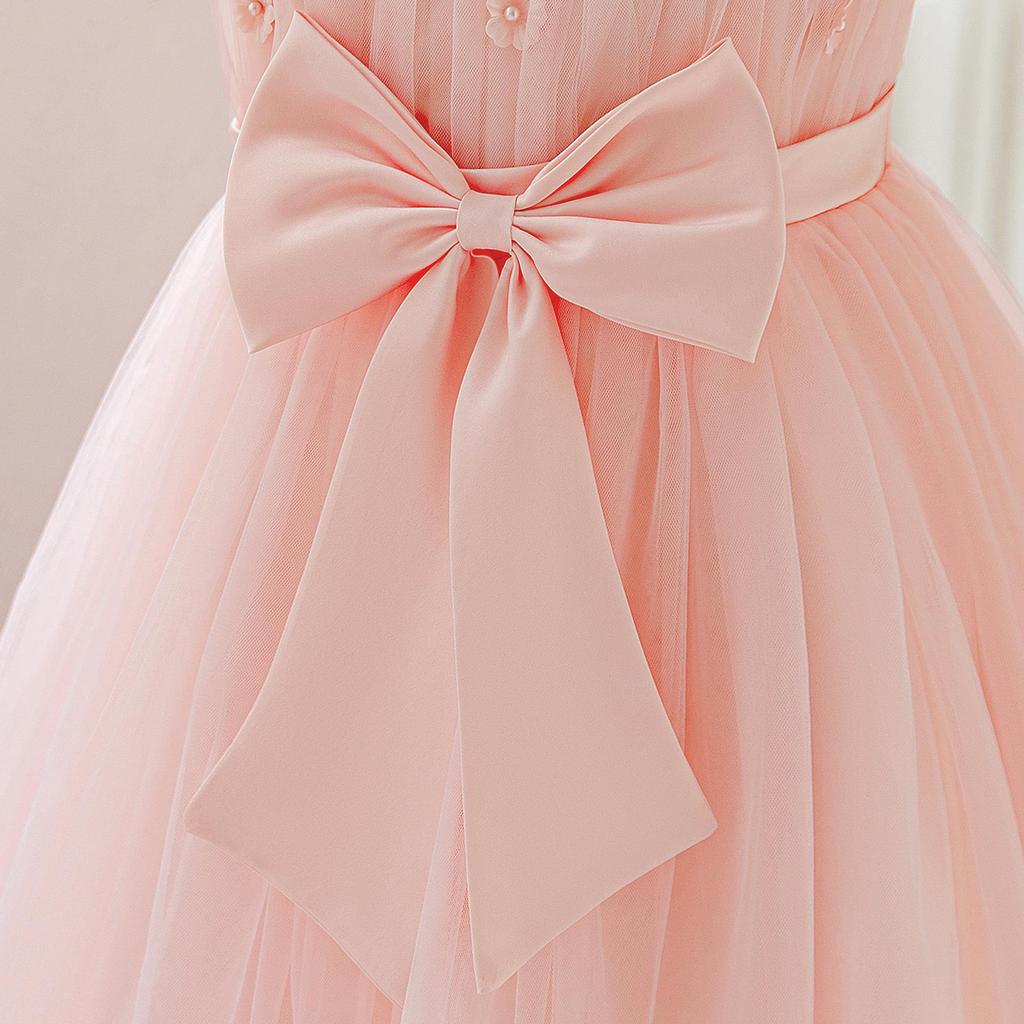 Nové formální princeznovské nadýchané šaty pro dívky – Ideální pro družičky, hostitelky a klavírní vystoupení.