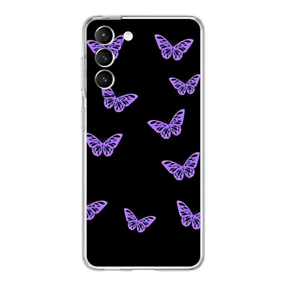 Infinity On Purple Clear Silicone Phone Case For Samsung Galaxy S23 S22 5G S20 Ultra S21 FE 5G S10E S9 S8 S10 Plus Soft Cover