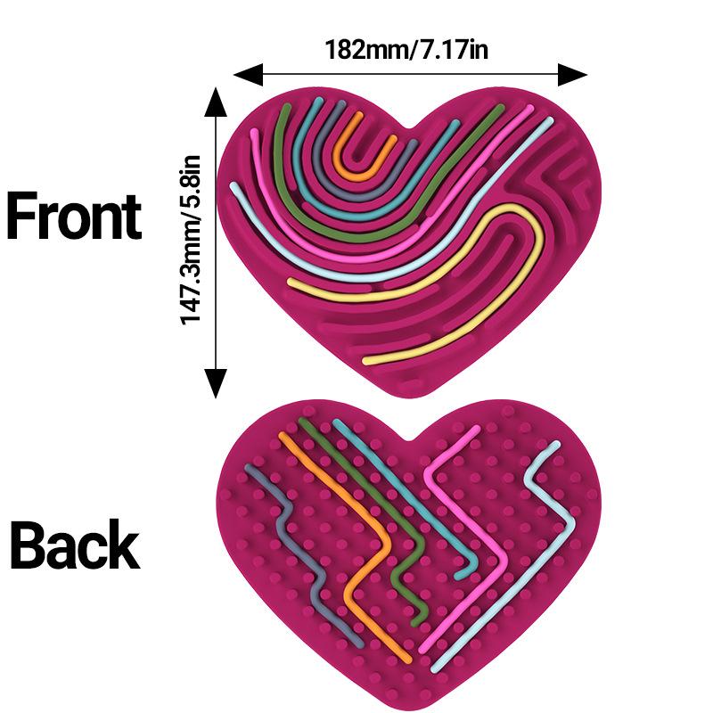 

Глобальная сенсорная доска: Силиконовая декомпрессионная развивающая игрушка для детей 182 x 147 x 15.5 mm красный/фиолетовый