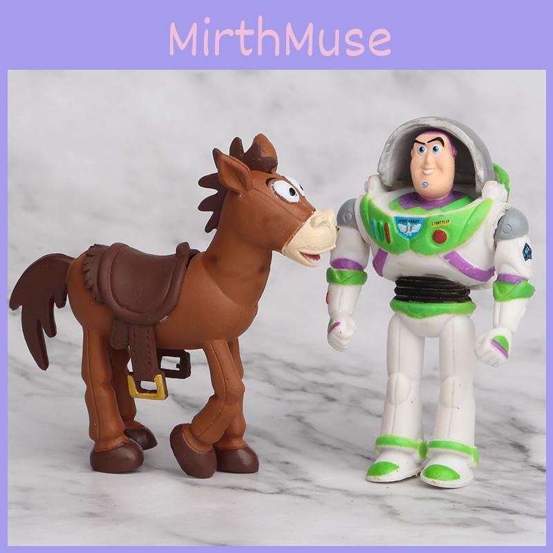 Toy Story 4 Woody Lightyear Rex Alien Bear 7 Pcs Action Figure Cake Topper Toys Vibrant And Detailed Pvc Collectibles