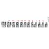 In-Stock 34-Piece Socket Set, Chrome-Vanadium Steel, Imperial, for Professional Mechanical & Automotive Repair