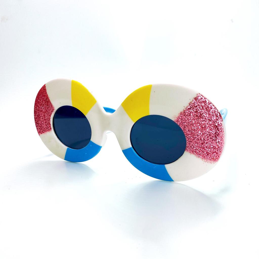 Hawaiian Beach Party Glasses: Coconut Tree, Flamingo, Parrot, Ice Cream, Flower & Wine Glass Fun