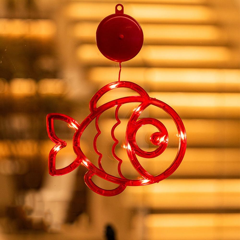 

Красный светодиодный подвес в виде фонарика на Праздник Весны, акриловый, для Праздника Весны, красные подвески-фонарики, для окон Style F
