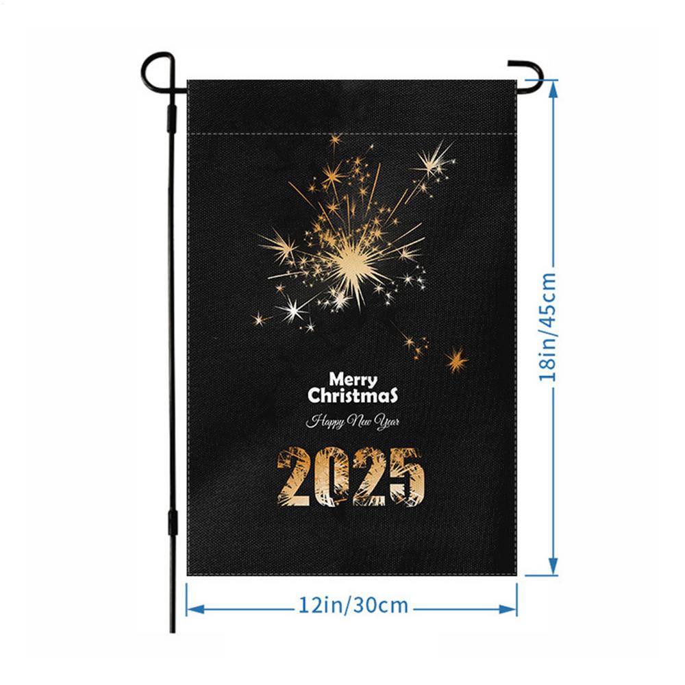 Christmas Flags For Outside Seasonal Flags Garden Flag Double Sided Decorative Flags Yard Signs 2025 Holiday Garden Flags 12X18